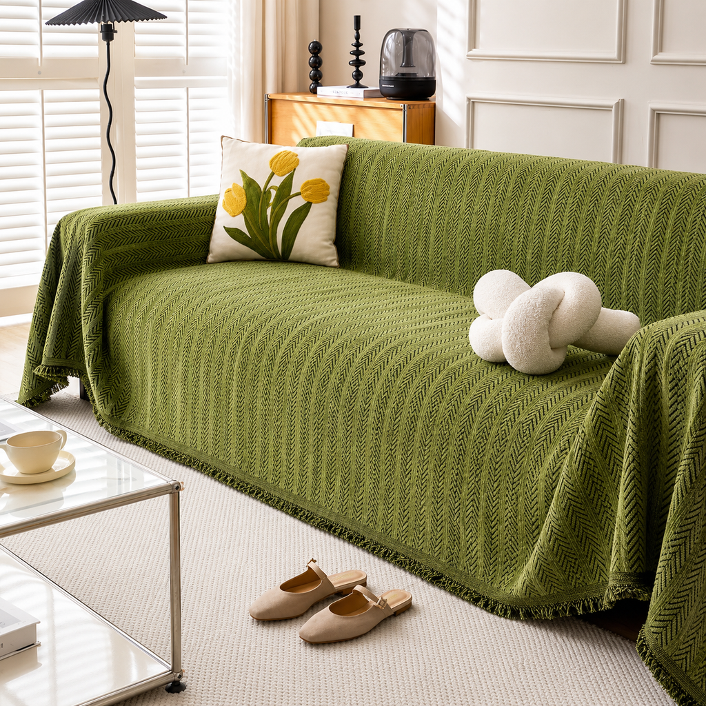 Chenille Couch Cover