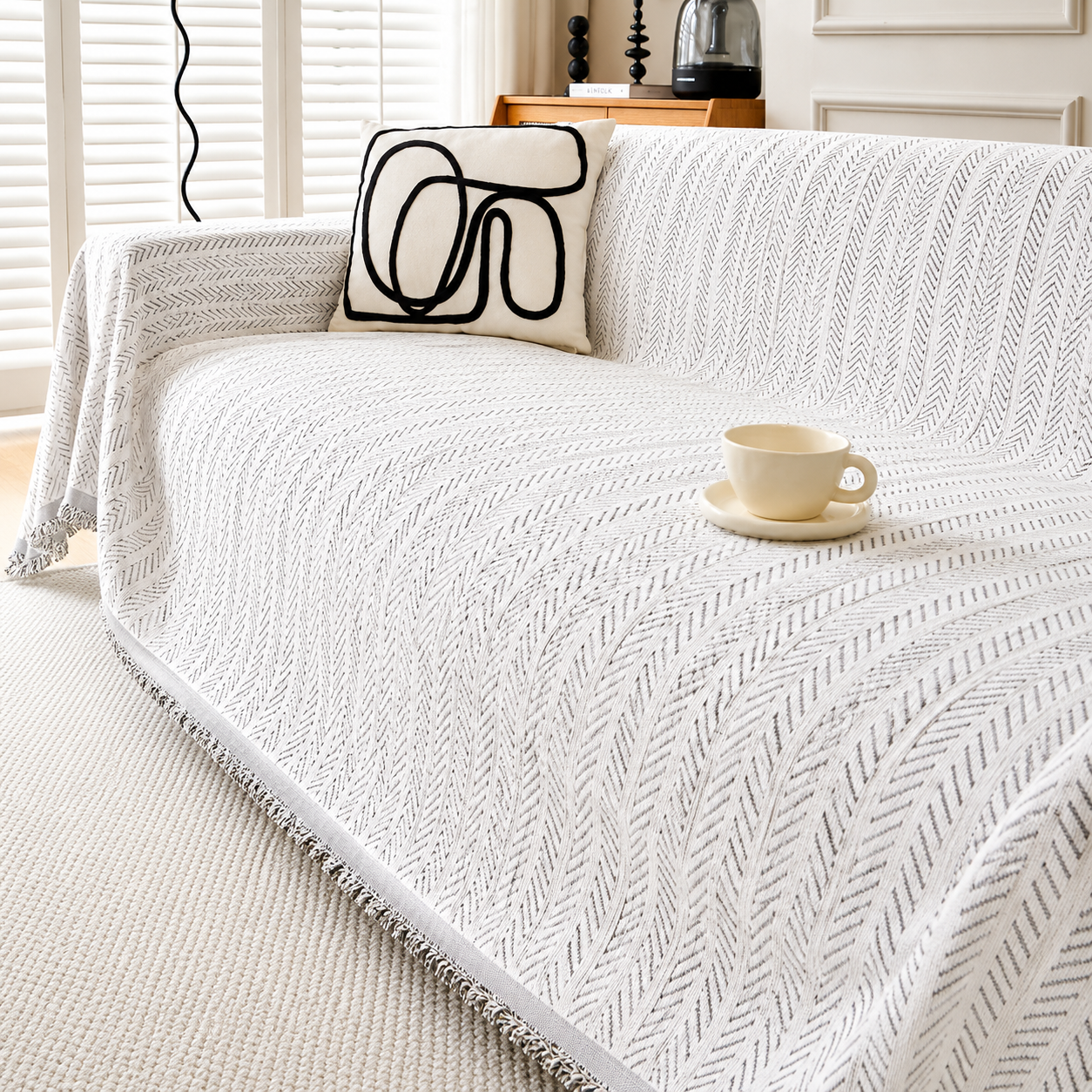 Chenille Couch Cover