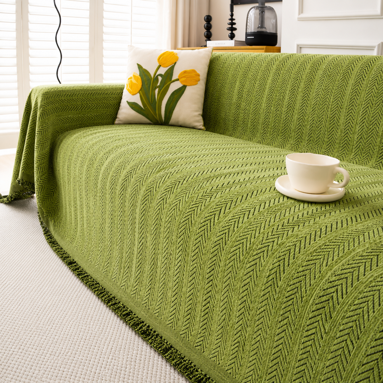 Chenille Couch Cover