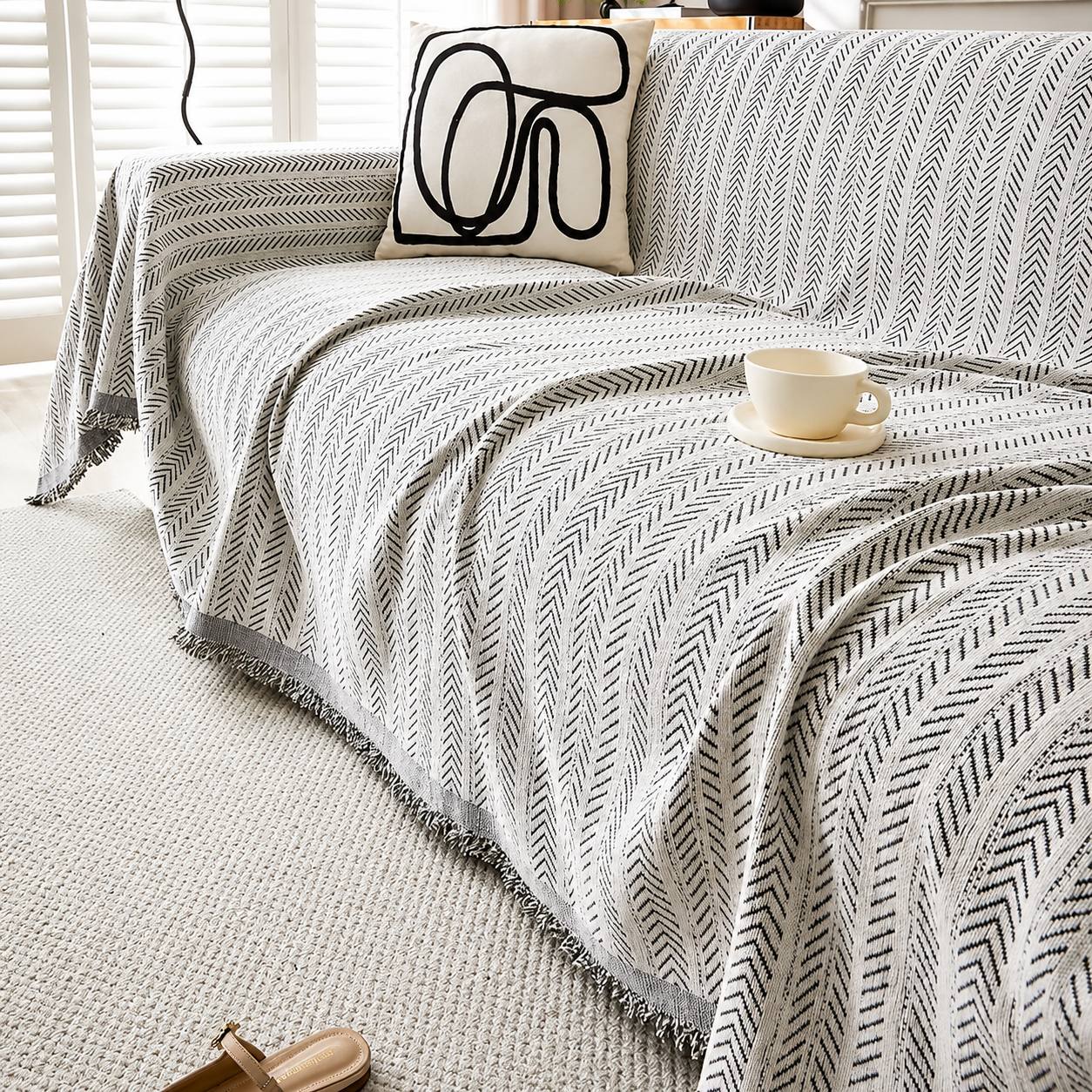 Chenille Couch Cover