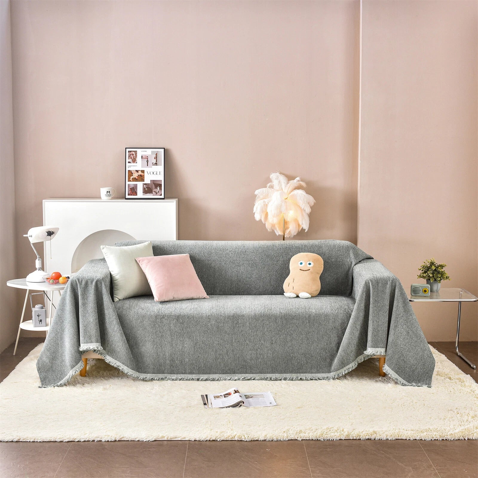 Chenille Couch Cover